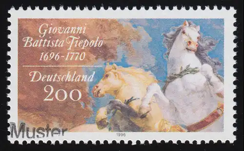 1847 Maler Giovanni Battista Tiepolo, Muster-Aufdruck