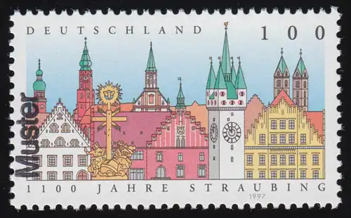 1910 Straubing, impression de motif