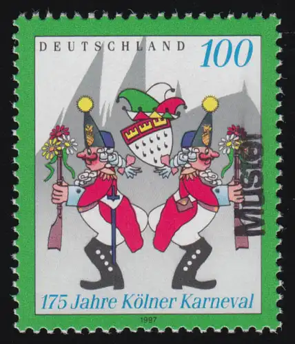 1903 Kölner Karneval, Muster-Aufdruck