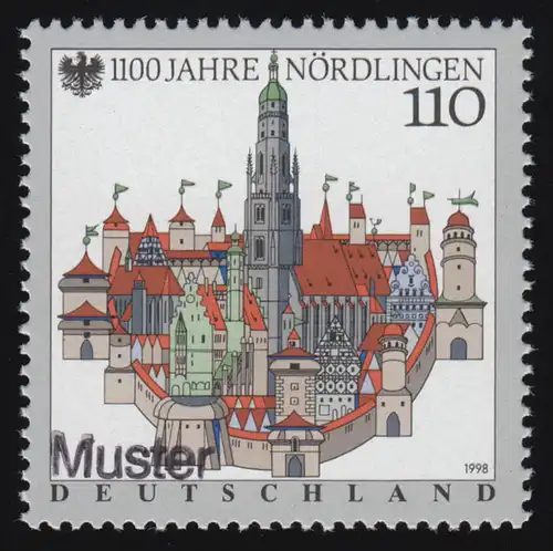 1965 Nördlingen, modèle imprimé