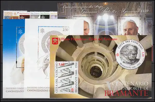 1794-1826 Année du Vatican 2014 complète, post-frais ** / MNH