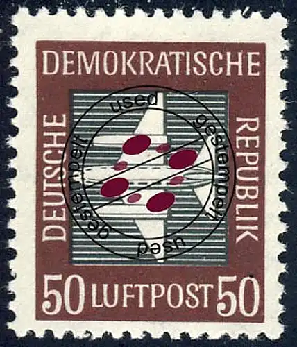 612 Flugpost 50 Pf O