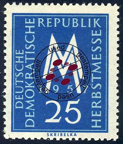 597 Leipziger Herbstmesse 25 Pf O