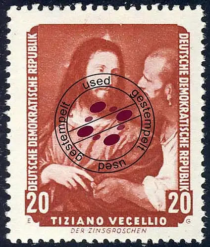 589 Dresdener Gemäldegalerie 20 Pf O