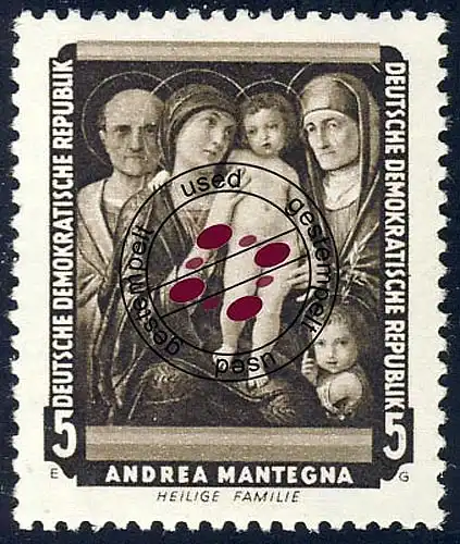 586 Dresdener Gemäldegalerie 5 Pf O