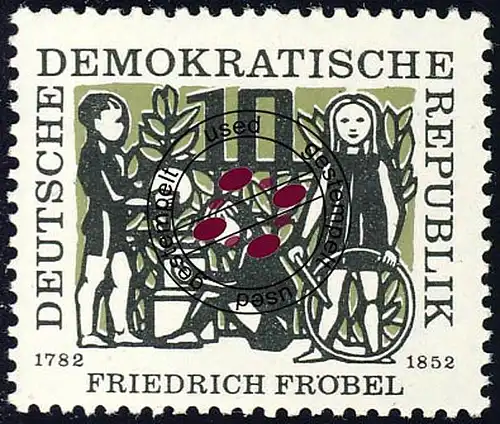 564 Friedrich Fröbel 10 Pf O