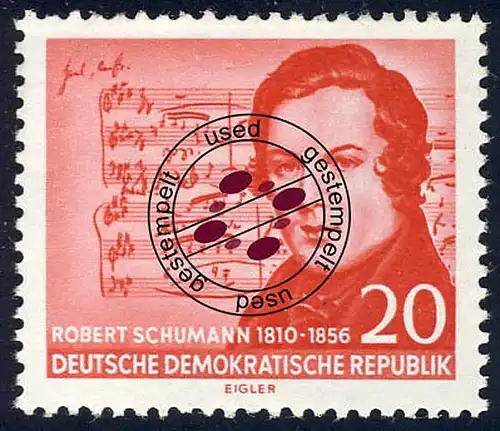 542 Robert Schumann 20 Pf O