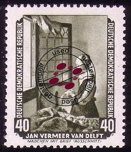 508 Gemälde 40 Pf van Delft O