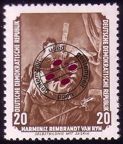 507 Gemälde 20 Pf Rembrandt O