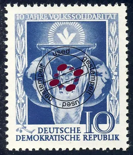 484 Volkssolidarität, gestempelt O