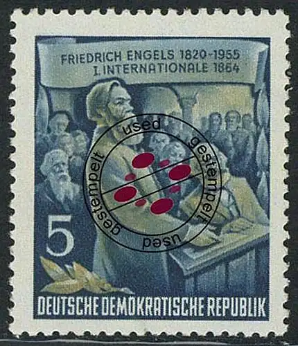 485A Friedrich Engels 5 Pf O