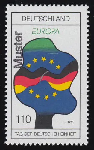 1985 Europa: Nationale Feste und Feiertage, Muster-Aufdruck
