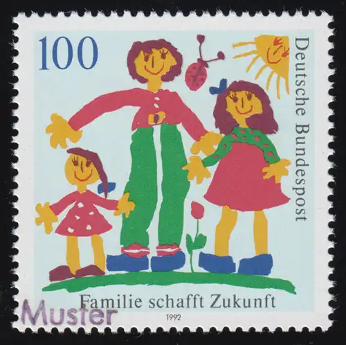 1621 Familie schafft Zukunft, Muster-Aufdruck