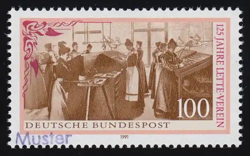 1521 Lette-Verein Berlin, Muster-Aufdruck