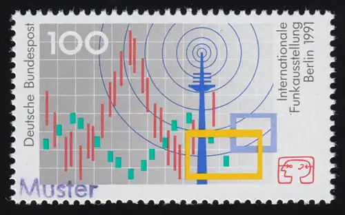 1553 IFA - Exposition internationale de radio à Berlin, impression de modèle