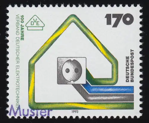 1648 VDE - Verband Deutscher Elektrotechniker Muster-Aufdruck