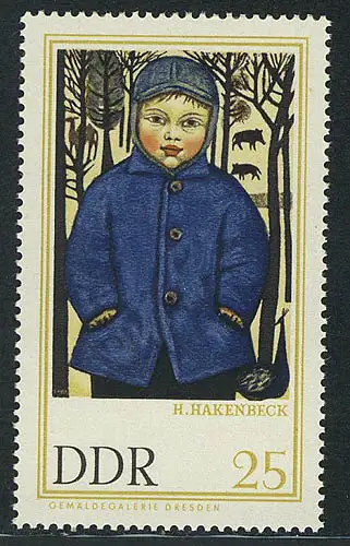 1263 Kunstsammlung Dresden Hakenbeck - Peter im Tierpark 25 Pf **