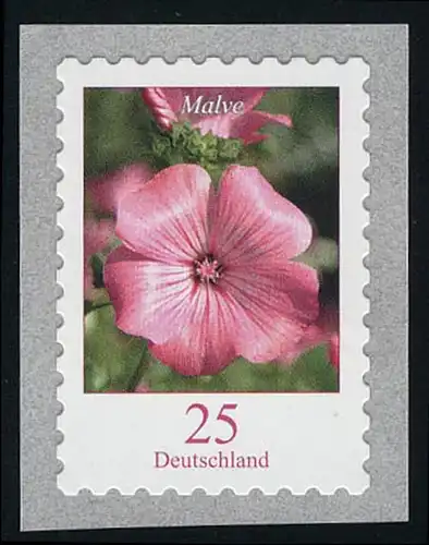 2513 Blumen 25 Cent Malve sk mit rückseitiger Nummer 10000, postfrisch **