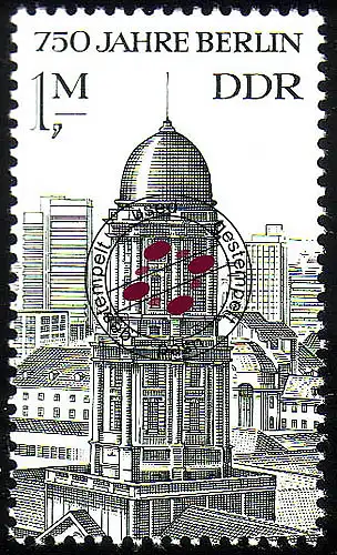 3027 750 Jahre Berlin 1 M Ministerrat aus Block 84 O