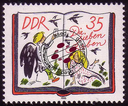 2991 Grimm - Les sept corbeaux 35 Pf 1985 O