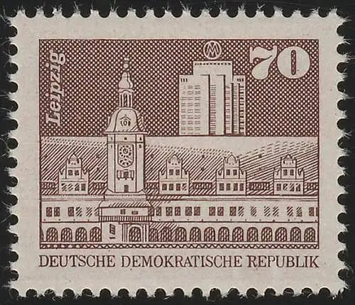 2602v Aufbau in der DDR/klein 70 Pf, Papier v, **