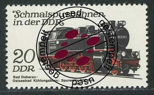 2563 Schmalspurbahnen 20 Pf Lokomotive O gestempelt