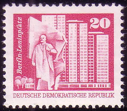 1869 Aufbau in der DDR Kleinformat 20 Pf **