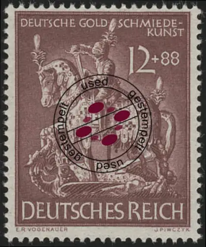 861 Société d'orfèvrerie 1943 12 Pf O