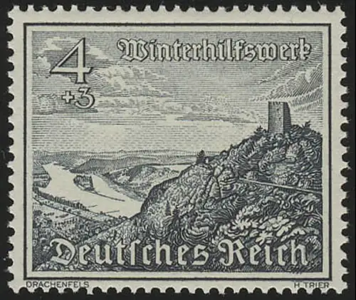 731 Winterhilfswerk Bauwerke 4 Pf, postfrisch **
