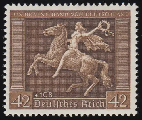 671y Le ruban brun ** post-fraîchissement / MNH