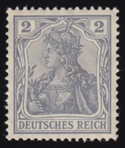 83 I Germania 2 Pf Deutsches Reichs Paix pressing, **
