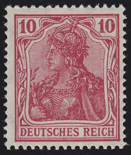 86 IIa Germania 10 Pf. Deutsches Reich Kriegsdruck, **