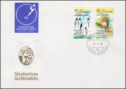 Sonderumschlag 17: Ausstellung-Zudruck Briefmarkenmesse Essen 1986