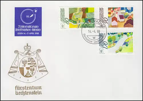 Enveloppe spéciale 23: Exposition-Supprimer le timbre Salon des timbres Essen 1988