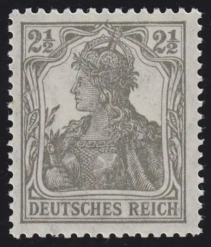 98 Germania 2 1/2 Pf ** post-fraîchissement