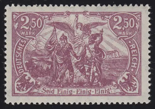 115e Deutsches Kaiserreich 2,50 M ** postfrisch