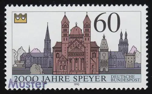 1444 anniversaire 2000 ans Speyer, imprimé modèle