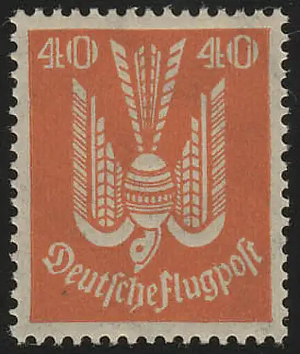 211 Flugpostmarke Holztaube 40 Pf, postfrisch **