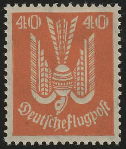 211 Flugpostmarke Holztaube 40 Pf, postfrisch **