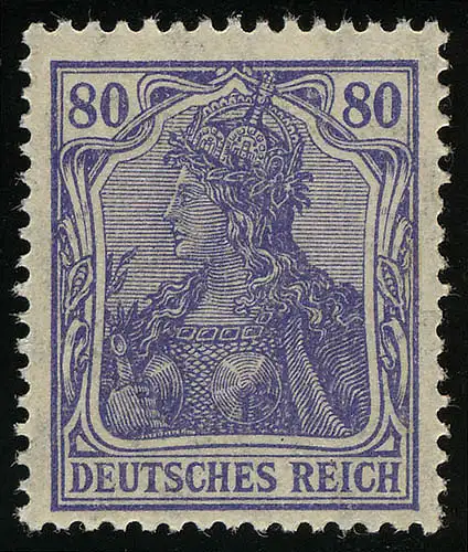 149aII Germania 80 Pf Drucktype II, **