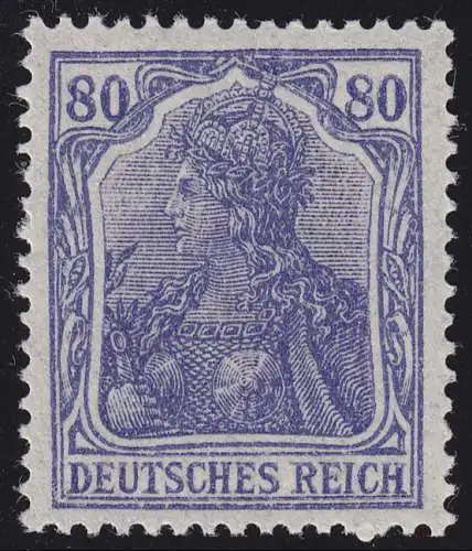 149aI Germania 80 Pf Drucktype I **