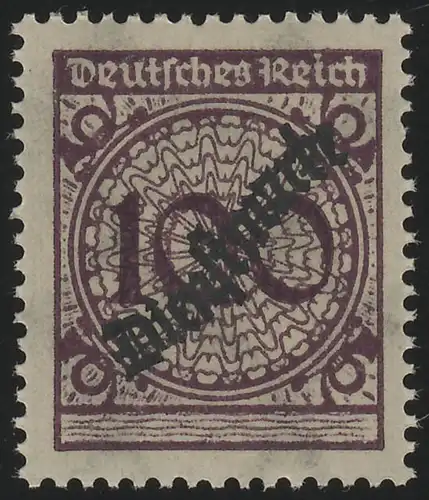 104 Aufdruck auf 100 Pf **