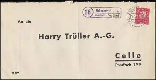 Landpost Birkenbringhausen sur Frankenberg - Maintenance des besoins/secrétaire