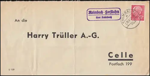 Landpost Kulmbach-Forstlahm sur la conservation des besoins de Kultabch/Senkrechter Bug