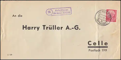 Landpost Wolfershausen sur Wabern pour la maintenance des besoins/senkröger Schiffbug