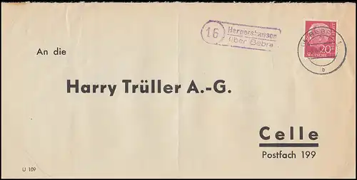 Landpost Hergershausen sur la conservation des besoins de Bebra/Senkrögerbug