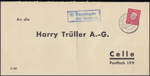 Landpost Suppingen sur les bleuets