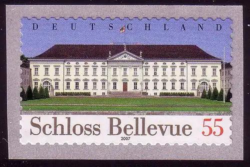 2604 Schloß Bellevue, selbstklebend von der Rolle, 10 Einzelmarken, ** / MNH
