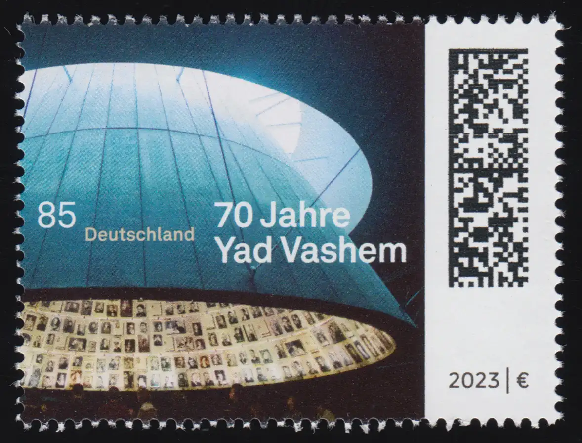 3781 Holocauste Mémorial 70 ans Yad Vashem, frais de port ** / MNH