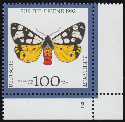 1605 Jeunesse papillon de nuit 100+50 Pf ** FN2